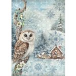 Stamperia Rýžový papír Sova – Zboží Mobilmania