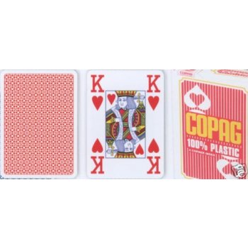 Cartamundi COPAG Poker Jumbo 4 rohy Red