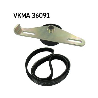 Sada kladky s žebrovaným řemenem SKF VKMA 36091 (VKMA36091)