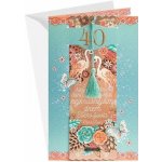 ARGUS Přání k 40. narozeninám se záložkou do knihy 15-5010c40 – Hledejceny.cz