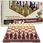MAGNETICKÉ ŠACHY KLASICKÁ VELKÁ HRA NA MAGNET VRHCÁBY 2v1 – Zboží Mobilmania