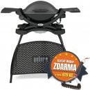 Zahradní gril Weber Q 1400 Stand Dark Grey tmavošedý