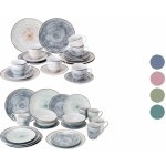 vanWell Sada porcelánového nádobí 18/24dílná modrá 18 dílná sada – Zboží Dáma