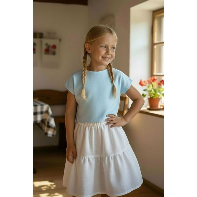 Glara Lotika dívčí lněná sukně Lesní vánek 1180544 – Sleviste.cz