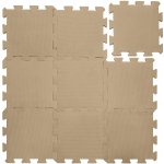 Zopa Pěnová podložka Puzzle 30x30 cm 9ks Hazel Brown – Zboží Dáma