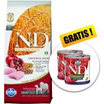 N&D Ancestral Grain Dog Adult Light Medium & Maxi Chicken & Pomegranate 12 kg – Sleviste.cz