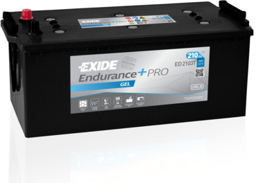 Exide Endurance+PRO GEL EX 12V 210Ah 800A ED2103T