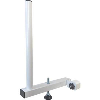 Anténní držák na plastové okno "L", délka 17,5cm, výška 25cm, průměr 20mm, retail balení AHW-1725-20-W – Hledejceny.cz