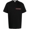 Pánské Tričko alexander McQueen Embroidery tričko Černá