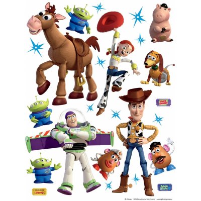 AG Design, Dětská samolepka na zeď DK 1771, Disney, Toy Story – Sleviste.cz