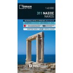 Naxos 1:40.000 turistická mapa – Zboží Dáma