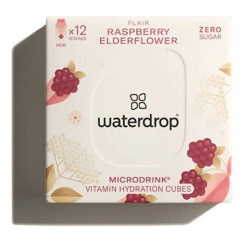 Waterdrop FLAIR Bezový květ - Lipový květ - Zralé maliny microdrink 24 g