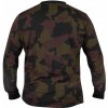 Rybářské tričko, svetr, mikina AVID CARP Distortion Camo Lite T-Shirt- Long Sleeve