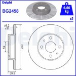 Brzdový kotouč DELPHI BG2458 – Hledejceny.cz