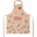 Orion Bavlněná zástěra růžová Nejlepší maminka pod sluncem – Zboží Mobilmania