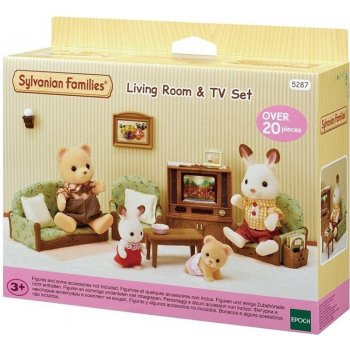 Sylvanian Families Set obývací pokoj s televizí