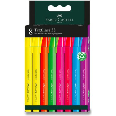 Faber-Castell Textliner 38 8 ks 158131 – Zboží Živě