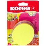 Kores Neonové bločky 70x70mm tvar bubliny / 250 lístků, mix 5 barev (48707) – Hledejceny.cz