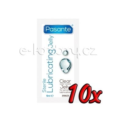 Pasante Sterile Lubricating Jelly 10x 5 ml – Zbozi.Blesk.cz