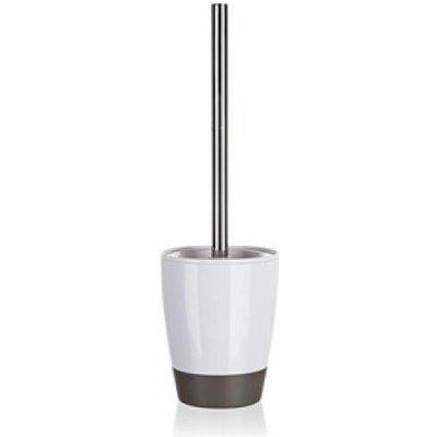Brilanz WC štětka plastová oválná 12 x v 39 cm bílo-šedý 42100112 – Hledejceny.cz
