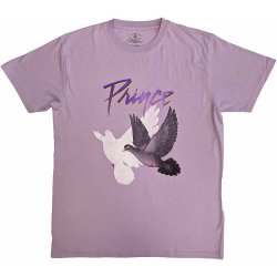 Prince tričko Doves Distressed Eco Friendly purple