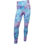 Fantom legíny z mléčného hedvábí fialovo tyrkysová – Zboží Dáma