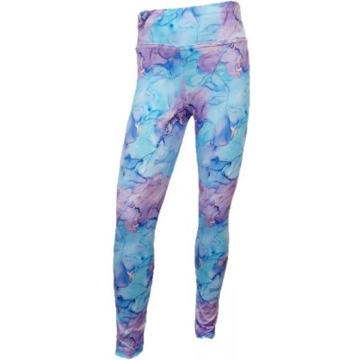 Fantom legíny z mléčného hedvábí fialovo tyrkysová – Zboží Dáma