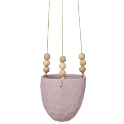 Závěsný kameninový květináč Rose stone Bloomingville – Zboží Dáma