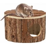 Trixie Domek METTE pro křečky 18 x 12 x 12 cm přírodní dřevo s kůrou – Hledejceny.cz