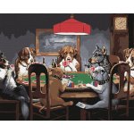 Ideyka Psi hrající poker Cassius Coolidge 40 x 50 cm – Sleviste.cz