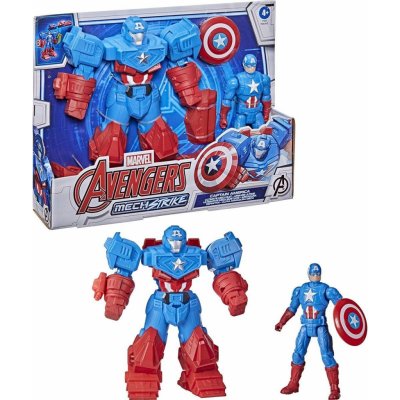 Hasbro Avengers Mech Strike Deluxe Captain America – Zboží Mobilmania