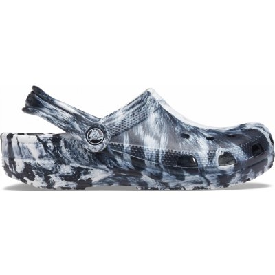 Crocs classic Marbled Clog Whi Blk – Zboží Mobilmania