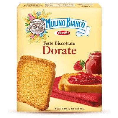 Mulino Bianco Křehký chléb - Fette Biscottate Dorate 315 g – Zboží Dáma