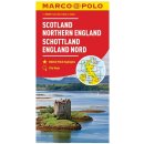 MARCO POLO Karte Großbritannien Schottland England Nord 1:300 000. Écosse Angleterre du Nord. Scotland Northern England