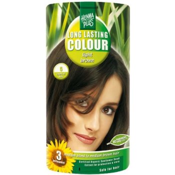 HennaPlus dlouhotrvající barva na vlasy Long Lasting Colour 3 tmavě hnědá