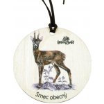 Lesní svět Dřevěná medaile klasik srnec – Zboží Dáma