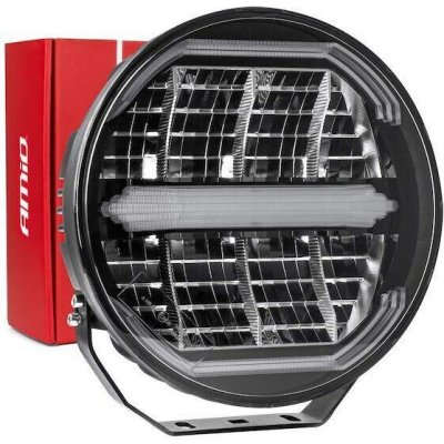 Amio LED dálkové světlo 112W s funkcí obrysového světla, 6500 lm | Zboží Auto