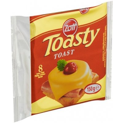 Zott Toasty Toast Tavený plátkový sýr 8 x 18,75g – Sleviste.cz