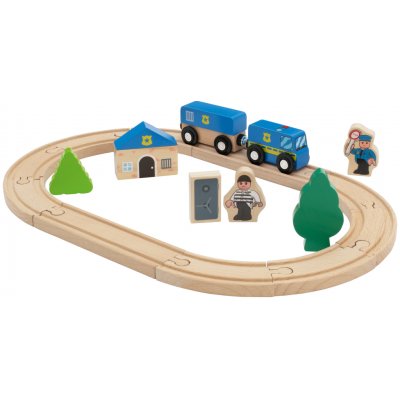 lupilu Dřevěná železnice policie – Zboží Dáma