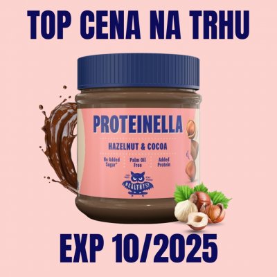 HealthyCo Proteinella lískový oříšek s čokoládou 200 g – Zboží Dáma