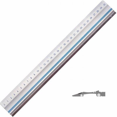 Řezací hliníkové pravítko LENIAR - 70 cm – Zboží Dáma