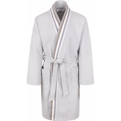 Möve vaflové kimono bílo šedé – Zboží Mobilmania