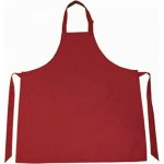 Printwear Bavlněná pracovní zástěra s nastavitelným výstřihem Červená vínová NT5220 – Zboží Dáma