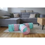 Kerbl Velký trojúhelníkový tunel s plyšovým míčem 80 x 50 x 25 cm – Zboží Dáma