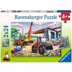 Ravensburger 051571 Stavby a vozidla 2 x 24 dílků – Zbozi.Blesk.cz