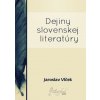 Elektronická kniha Vlček Jaroslav - Dejiny slovenskej literatúry