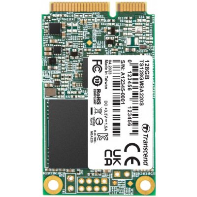 Transcend mSATA SSD 220S 128GB, TS128GMSA220S – Zboží Mobilmania