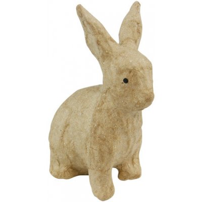 décopatch Kartonový předmět XS sedící králík 4,5x6x10,5cm – Zboží Mobilmania