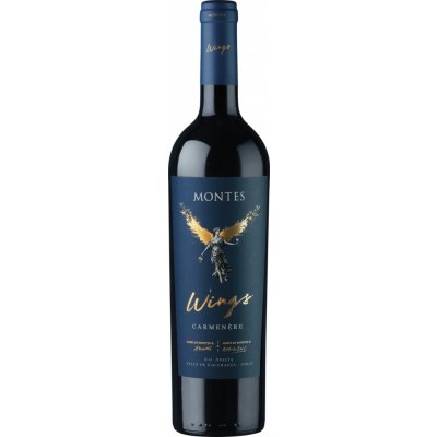 Montes Wings Carmenere D.O. Apalta 2019 14,5% 0,75 l (holá láhev) – Hledejceny.cz
