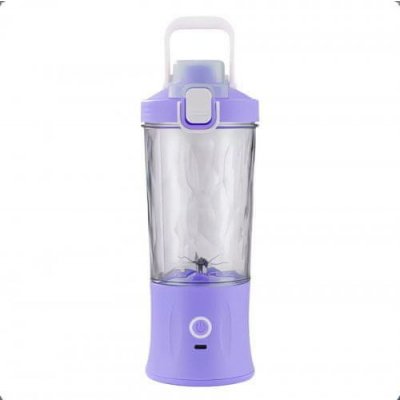 Verk 07296 Láhev se Smoothie mixérem LED RGB 600 ml fialová – Hledejceny.cz